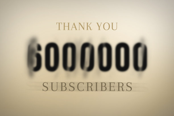 600万用户庆祝问候横幅与模糊设计图片下载