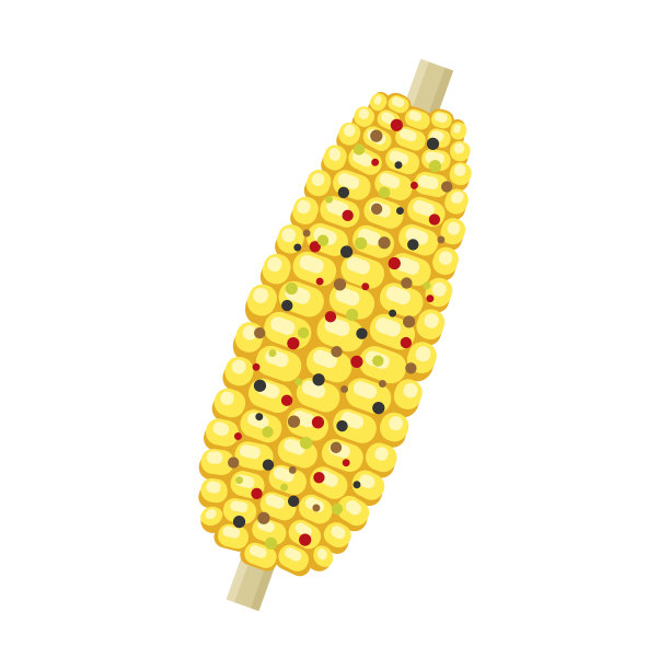 墨西哥传统食物，玉米色矢量插图图片下载