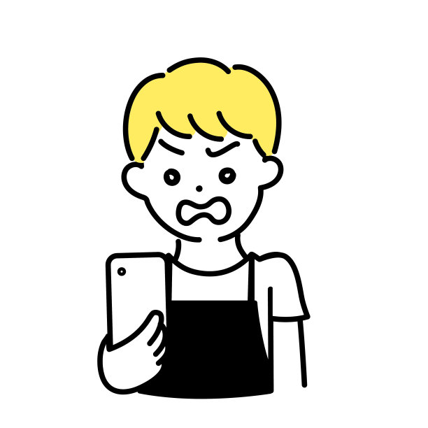 萌人插画系列_男职员_生气图片下载