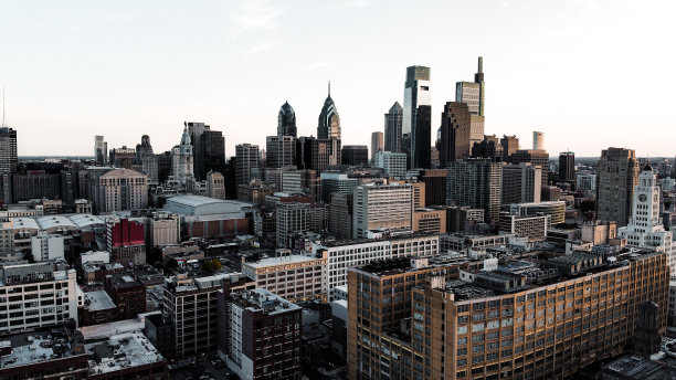 费城鸟瞰图图片下载