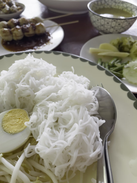 泰国街头小吃汤面图片下载