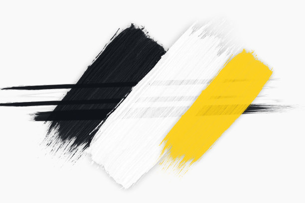 一套彩色手绘笔触图片下载