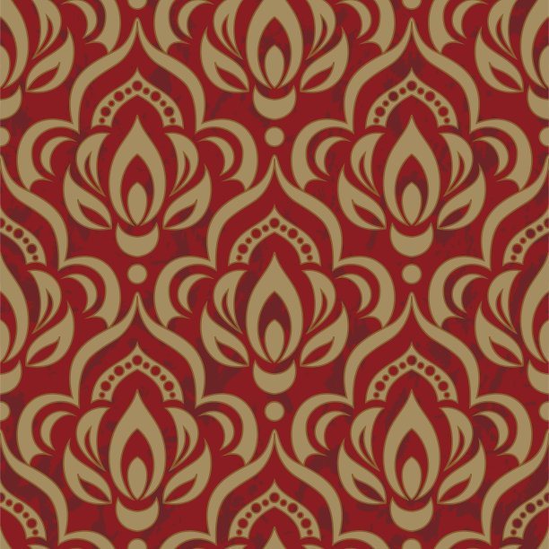 大马士革风格的无缝背景图片下载