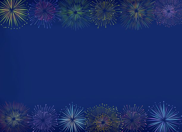 一个时髦的烟花框架。图片下载