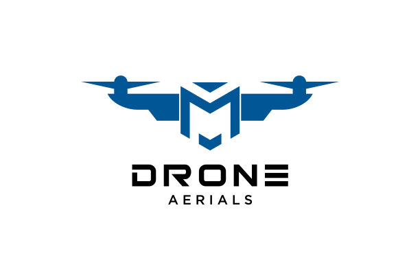 字母无人机标志设计模板摄影图片下载