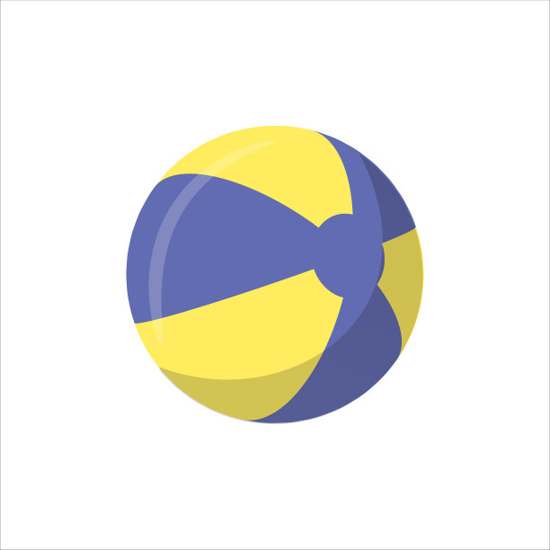 夏日沙滩球图片下载