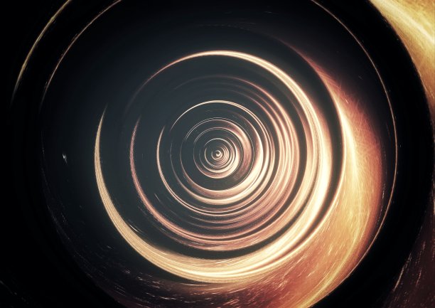 抽象火焰火焰漩涡和黑色背景图片下载