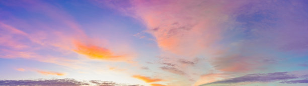 全景戏剧性的天空背景图片下载