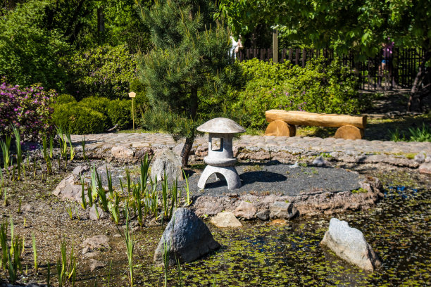 日式花园图片下载