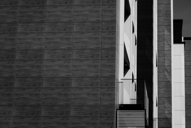 住宅建筑的豪华立面图片下载