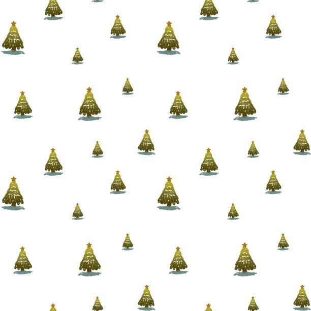 圣诞树圣诞新年的图案简单有趣图片下载