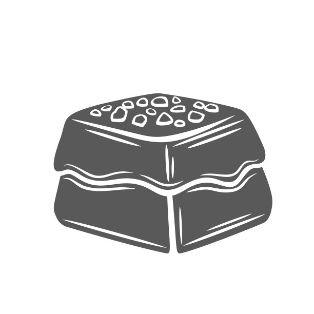 巧克力糖果字形图标图片下载