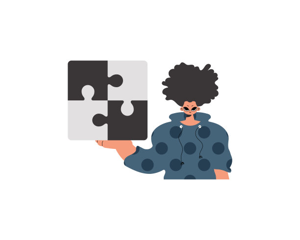 这个人手里拿的是一张错开的照片。收集工作主题。拉回来。时尚的风格，矢量插图图片下载