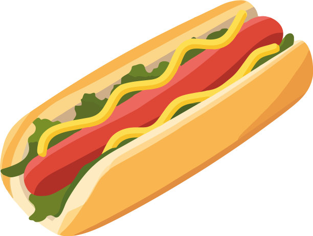 烤热狗是不健康饮食的象征图片下载