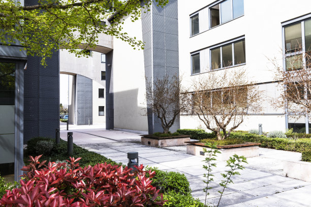 商业中心花园的元素图片下载