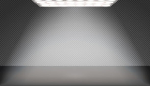 Led白色全光谱方形植物灯，用于台面以上的室内植物生长图片下载