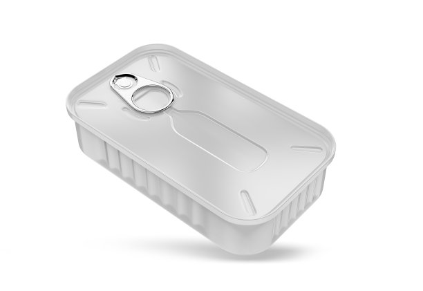 空白拉标签金属食品罐头模板。图片下载