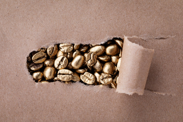 咖啡豆概念背景。图片下载