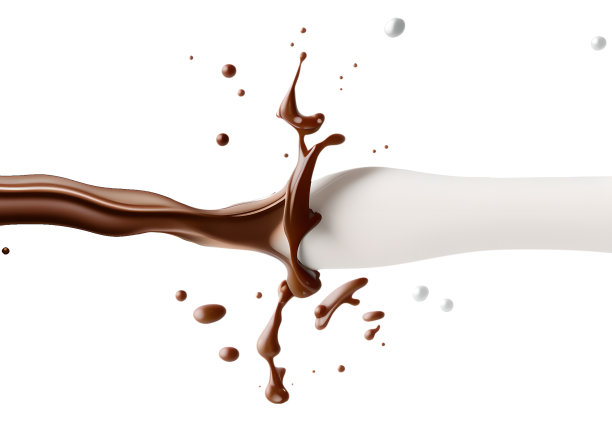 巧克力飞溅透明背景PNG易于使用图片下载