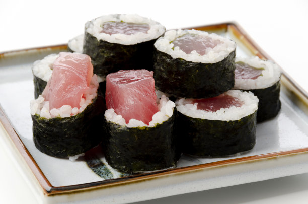 日本料理，Shiso Tekka-maki，金枪鱼卷寿司，图片下载