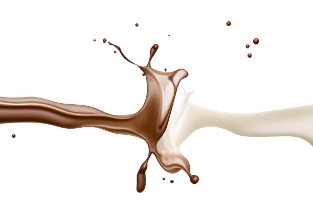 巧克力飞溅透明背景PNG易于使用图片下载