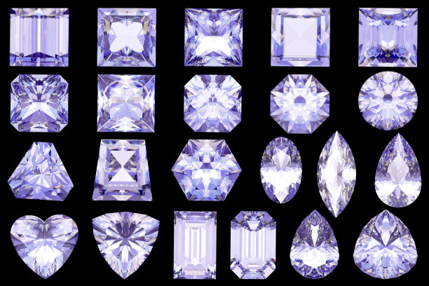 紫色蓝宝石宝石和紫色紫水晶首饰宝石易于使用图片下载