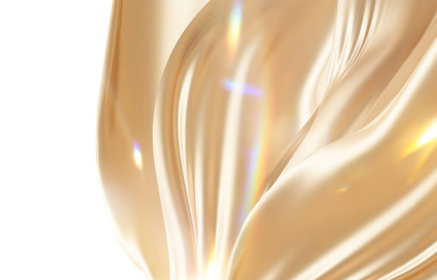 美学金缎丝绸波浪纹理图片下载