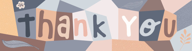 用彩色字母装饰横幅，形成文字“谢谢”、“感激”和“欣赏”的概念。要心存感激，欣赏和感谢。彩色背景与花卉装饰图片下载