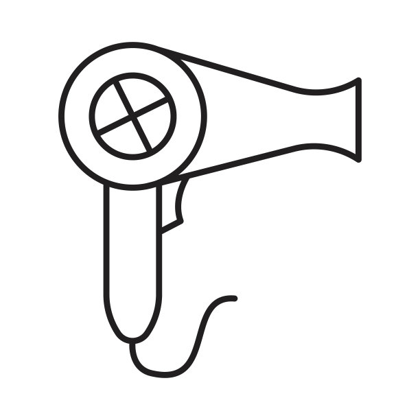 吹风机，化妆品，美容产品，电吹风icon图片下载