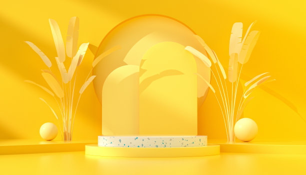 3d产品展示背景设计渲染图图片下载