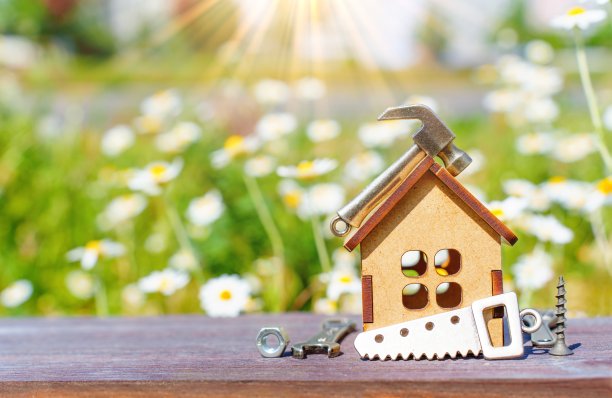 迷你房子和户外小工具复制品图片下载