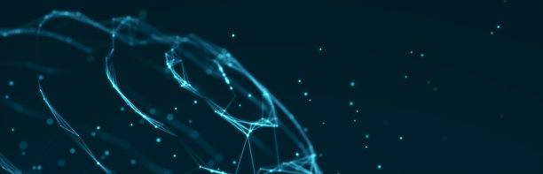 三维球体结构与连接的点和线。线框结构。技术概念的背景。3 d图片下载