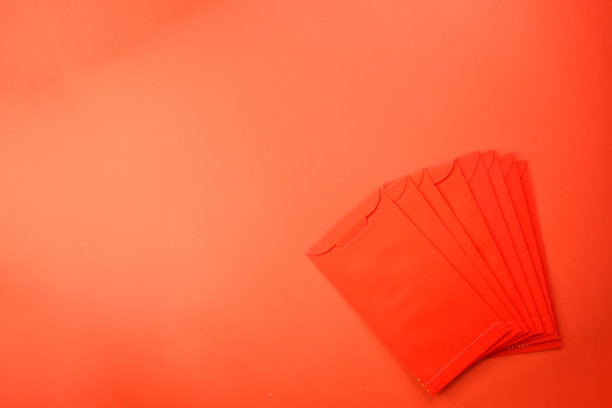 红色背景的红包设计图片下载