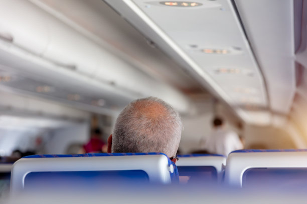 在飞机的机舱内图片下载