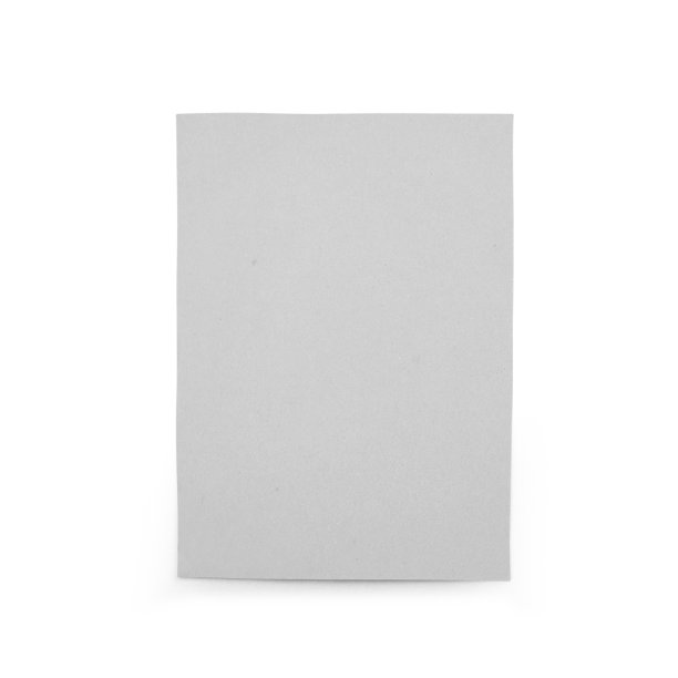 顶部视图A6白纸隔离在白色背景。图片下载