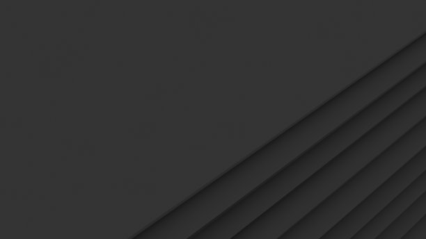 现代黑白抽象背景。最小的。梯度。深灰色的横幅几何形状，线条，条纹，三角形。设计。未来。剪纸或金属效果。折纸、马赛克、几何。高质量的插图。图片下载