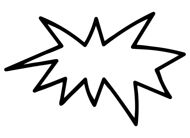 可打印的儿童着色页。黑白云图标孤立插图。图片下载