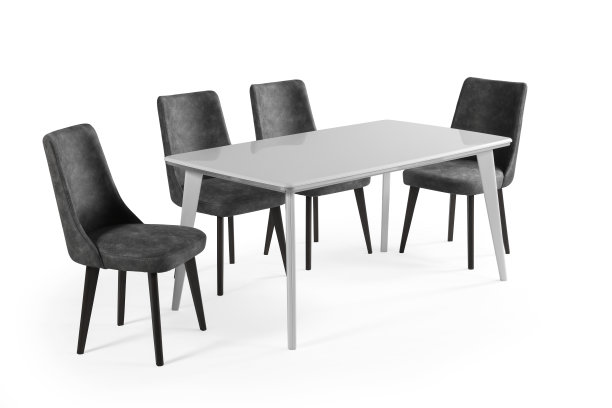 桌子和椅子。现代餐桌图片下载