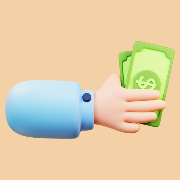 一套高分辨率的3d渲染销售图标图片下载