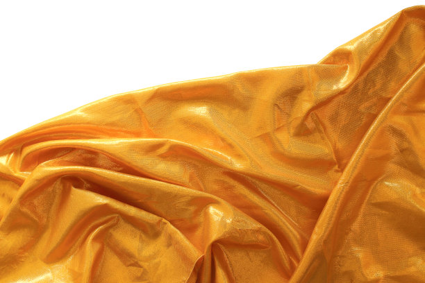 白色背景的丝绸或缎子，用于开幕式或其他场合的裁剪路径图片下载