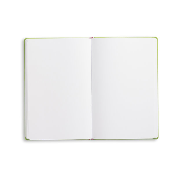 各种笔记本与平面布局的概念孤立在白色背景。图片下载