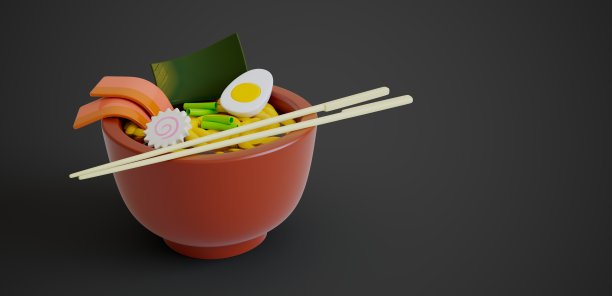 日本面条汤“拉面”图片下载