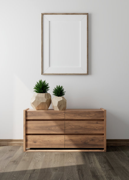 农舍客厅内部的模型框架，3d渲染图片下载