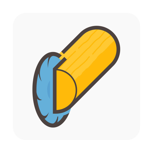 圆锯和对数矢量图标设计。图片下载