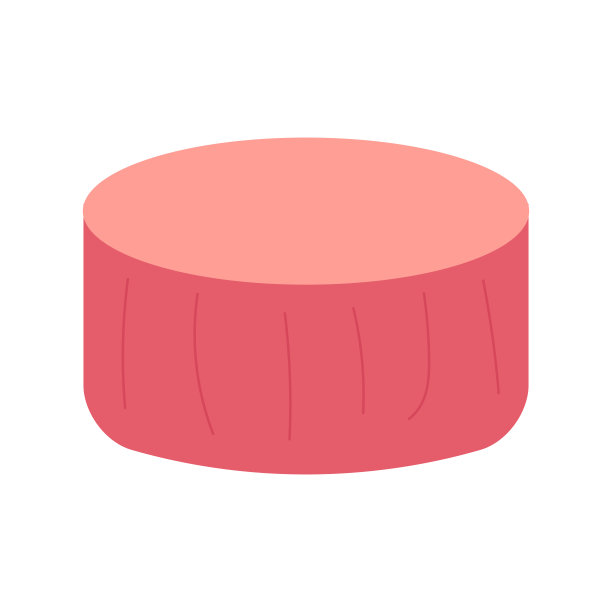 室内软垫家具，舒适的圆靠垫。图片下载