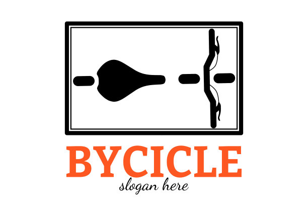 公司的顶视图自行车标志图片下载