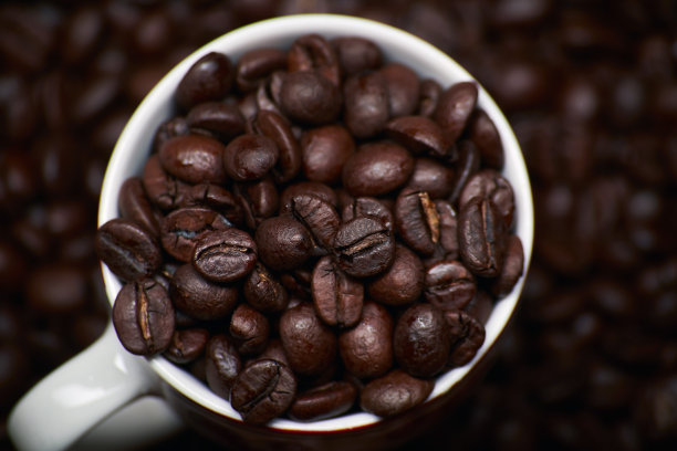 那杯咖啡豆图片下载