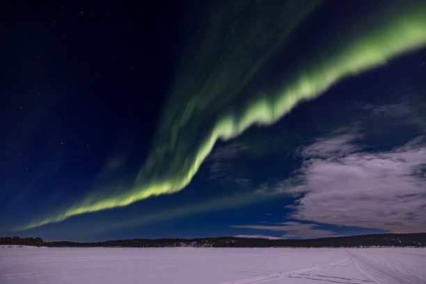 绿色北极光(北极光)图片下载