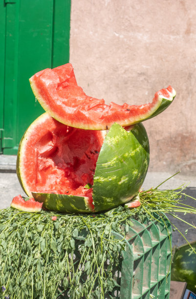 摩洛哥马拉喀什的西瓜图片下载