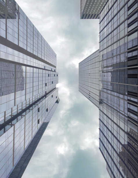 向上看-高层-摩天大楼-纽约市图片下载